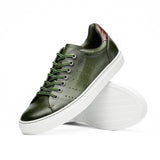 65-201-OLV RUSSO Burnished Italian Calfskin - Olive - Zelli Italia - Flyclothing LLC