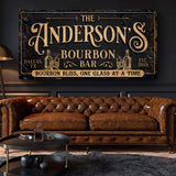 Personalized Bourbon Bar Sign III - Tailored Canvases - Flyclothing LLC
