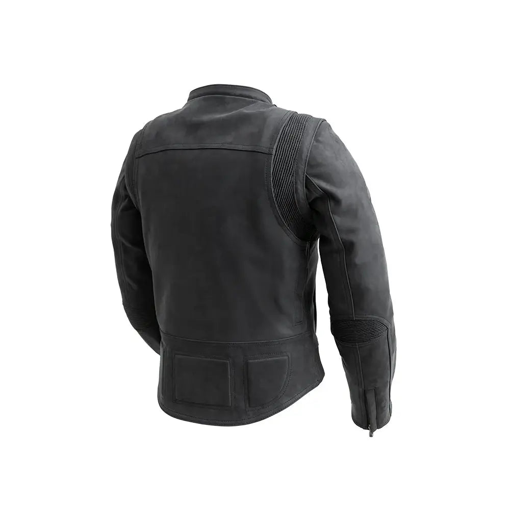RYBAK Women's Leather Biker Club Jacket - First Manufacturing Company - Flyclothing LLC