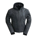RYBAK Women's Leather Biker Club Jacket - First Manufacturing Company - Flyclothing LLC