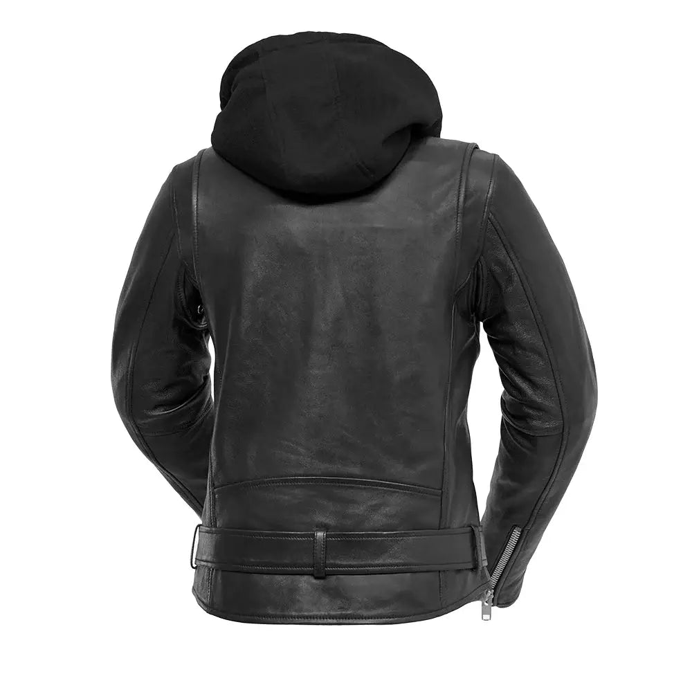 Ryman - Women's Motorcycle Leather Jacket - First Manufacturing Company - Flyclothing LLC