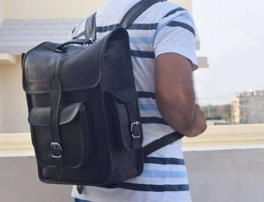 The Ghostbuster Laptop Backpack - Classy Leather Bags - Flyclothing LLC