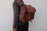Hartmann Messenger Backpack - Classy Leather Bags - Flyclothing LLC