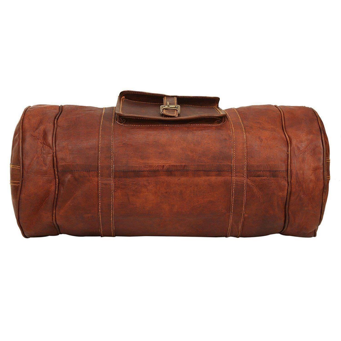 The Dapper Duffel - Classy Leather Bags - Flyclothing LLC