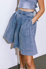 YOUR EYES ON MINE DENIM MINI SKIRT - Flying Tomato - Flyclothing LLC