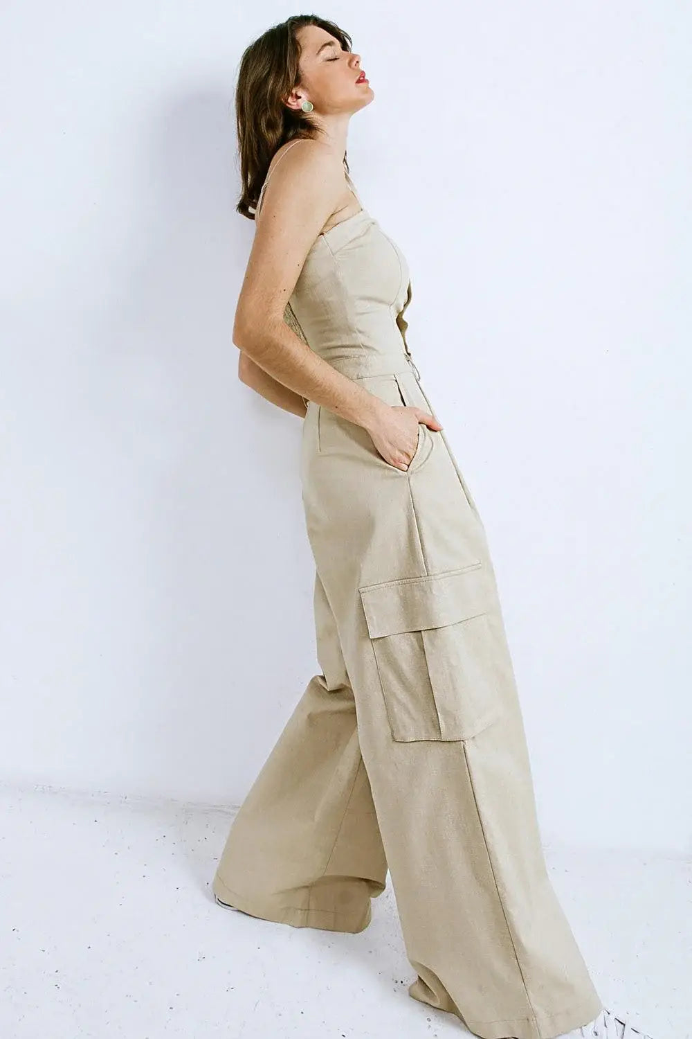ROYAL AFFAIR WOVEN JUMPSUIT - Flying Tomato - Flyclothing LLC