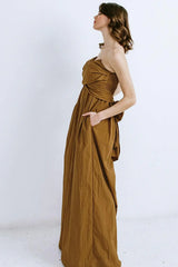 THINK ABOUT ME WOVEN JUMPSUIT - Flying Tomato - Flyclothing LLC