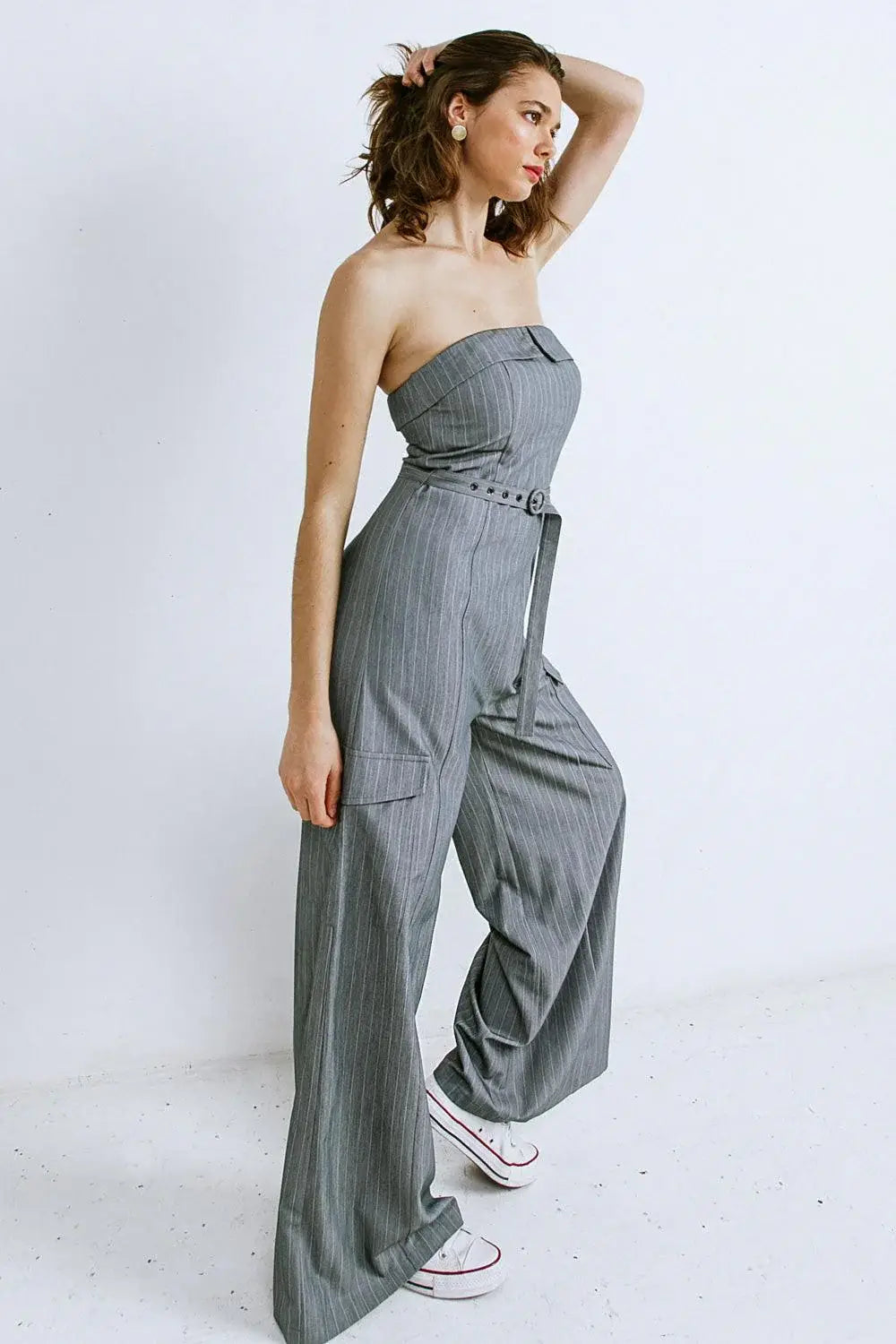 WISHFUL THINKING WOVEN JUMPSUIT - Flying Tomato - Flyclothing LLC