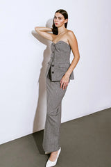 GET TO THE POINT WOVEN TOP - Flying Tomato - Flyclothing LLC