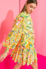WISH FOR MORE WOVEN MINI DRESS - Flying Tomato - Flyclothing LLC