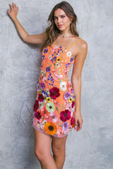 IN MY SPACE WOVEN MINI DRESS - Flying Tomato - Flyclothing LLC