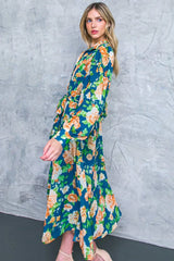 BUBBLY BLISS WOVEN MIDI SHIRT DRESS - Flying Tomato - Flyclothing LLC