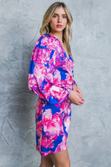 DRAMATICALLY CHIC SATIN MINI DRESS - Flying Tomato - Flyclothing LLC