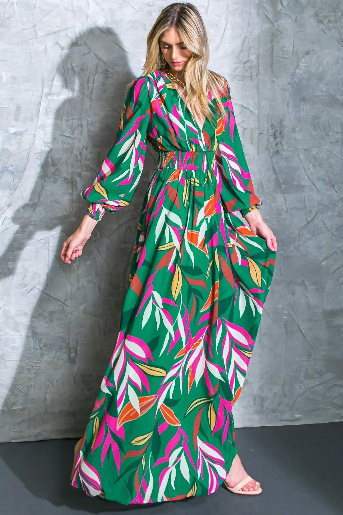 GONE COASTAL WOVEN MAXI DRESS - Flying Tomato - Flyclothing LLC