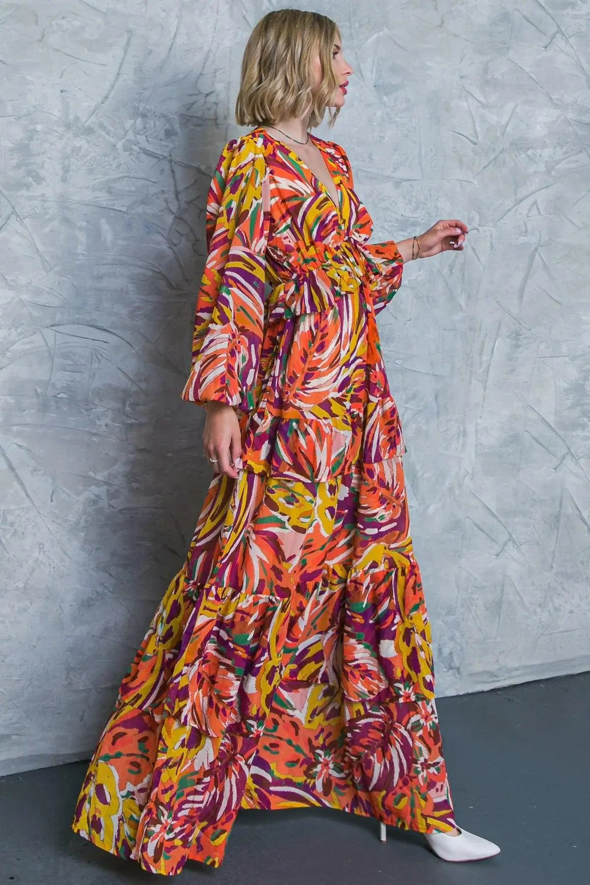 WONDERFUL SOUL WOVEN MAXI DRESS - Flying Tomato - Flyclothing LLC