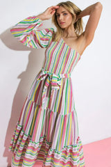 NO MATTER WHERE I GO WOVEN MIDI DRESS - Flying Tomato - Flyclothing LLC