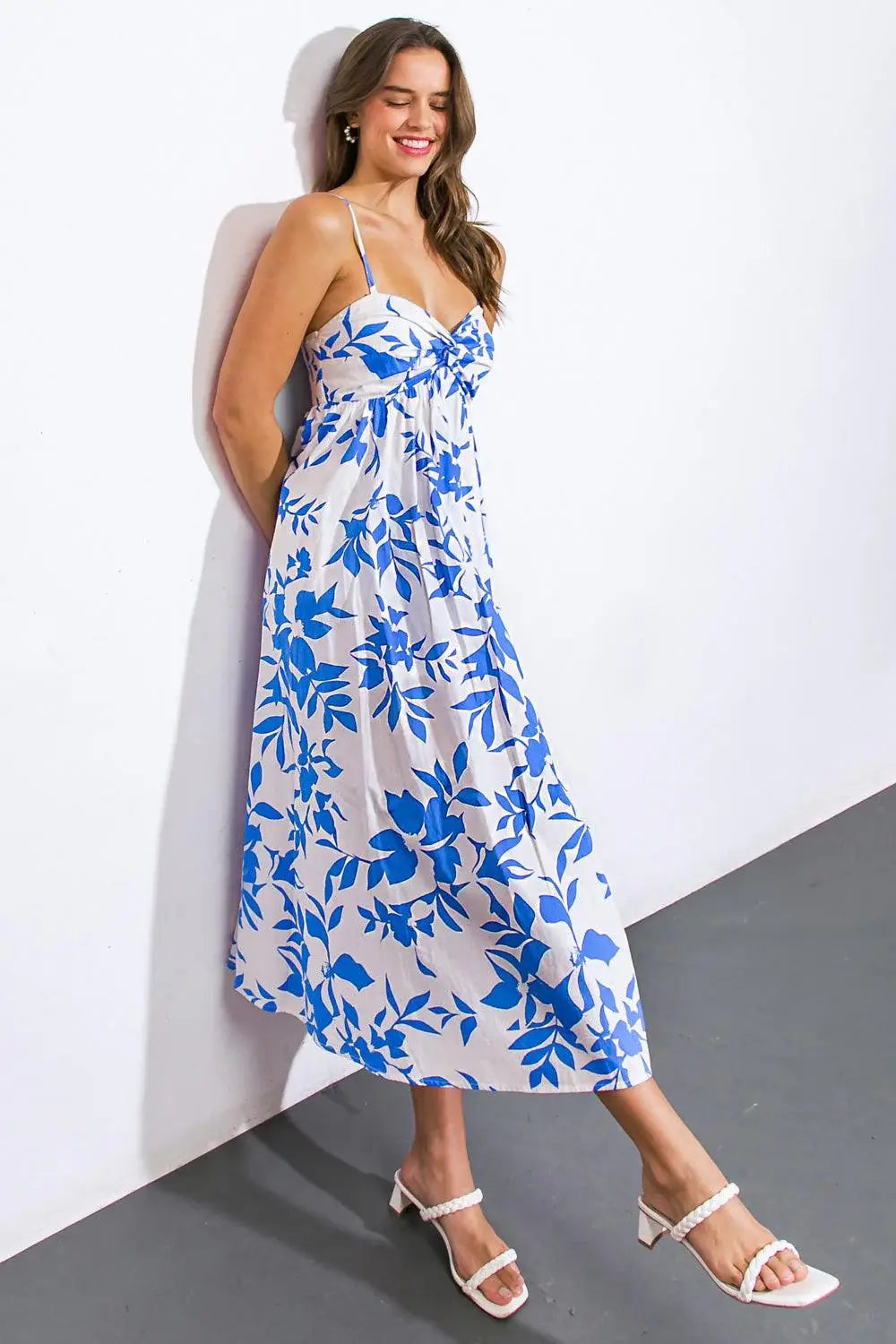 ACTIVE HIBERNATION WOVEN MIDI DRESS - Flying Tomato - Flyclothing LLC
