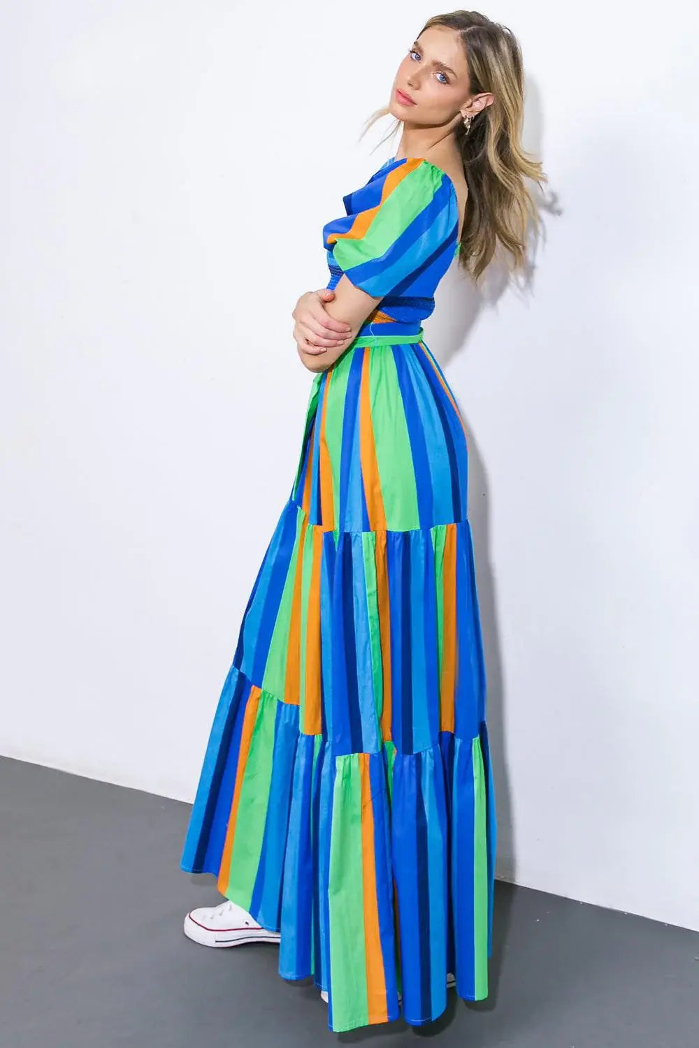 ALL ABOUT THE VIBE WOVEN MAXI DRESS - Flying Tomato - Flyclothing LLC