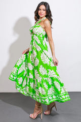 CAUSE A SCENE WOVEN MIDI DRESS - Flying Tomato - Flyclothing LLC