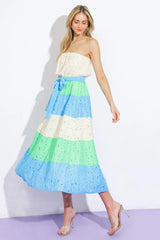 TAKE ME TO CABO WOVEN MIDI DRESS - Flying Tomato - Flyclothing LLC