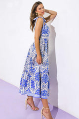FINDING MY PEACE WOVEN MIDI DRESS - Flying Tomato - Flyclothing LLC