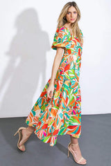 LONG LOST LOVER WOVEN MIDI DRESS - Flying Tomato - Flyclothing LLC