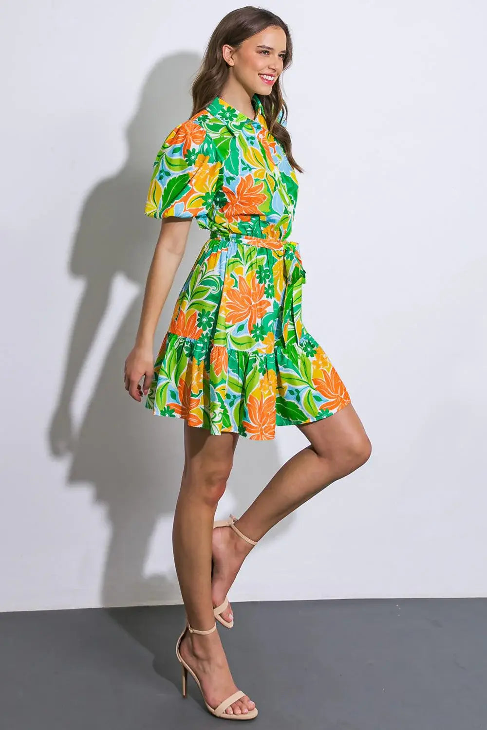 END GAME WOVEN MINI DRESS - Flying Tomato - Flyclothing LLC