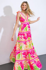 TAKE THE TRAILS WOVEN MAXI DRESS - Flying Tomato - Flyclothing LLC