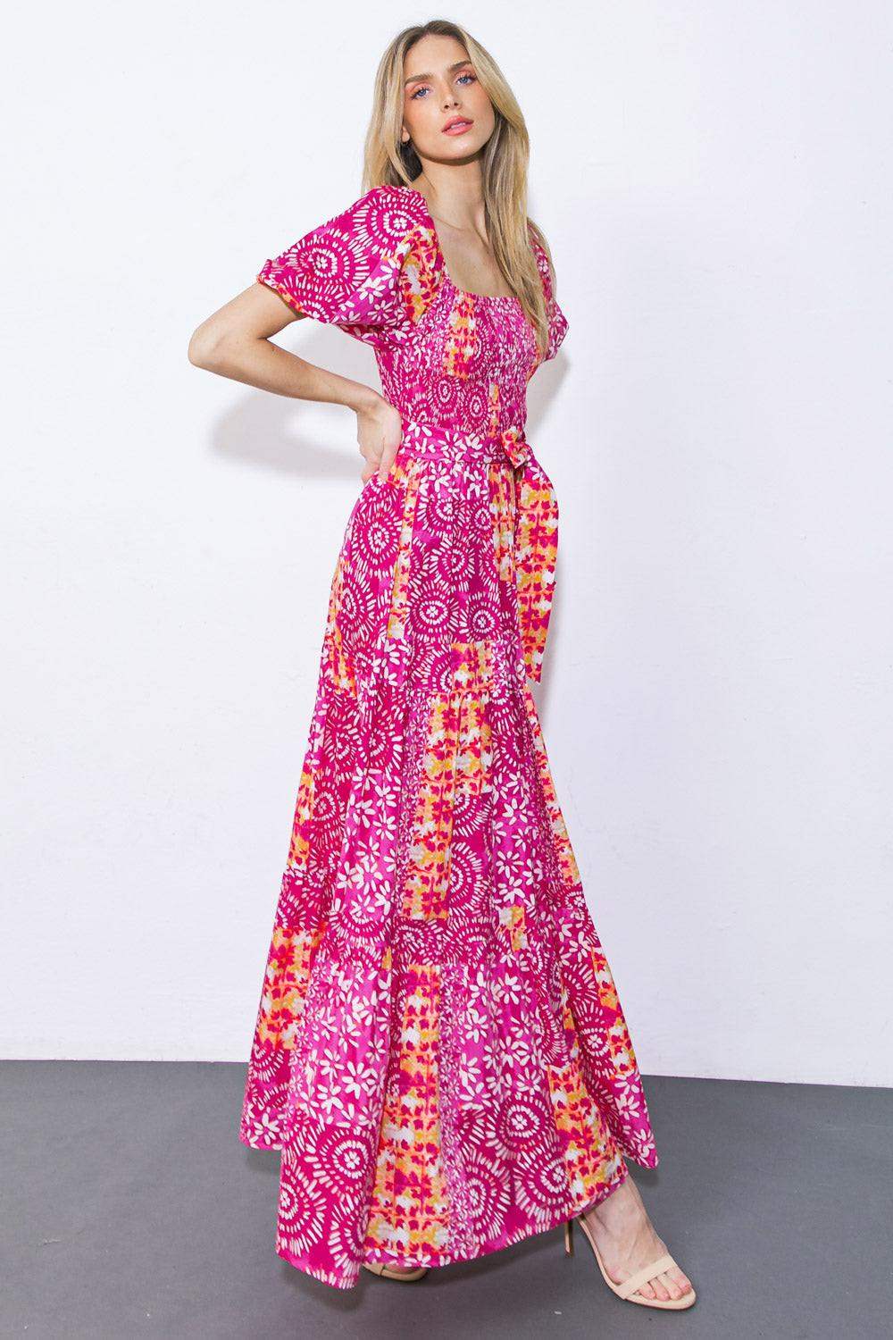 A LEAP OF FAITH WOVEN MAXI DRESS - Flying Tomato - Flyclothing LLC