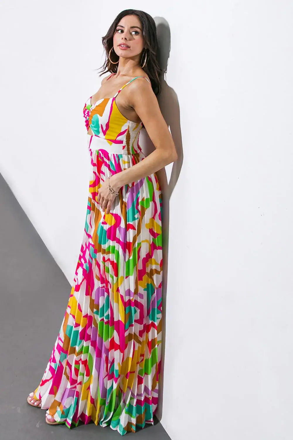 UP TO CHANCE WOVEN MAXI DRESS - Flying Tomato - Flyclothing LLC