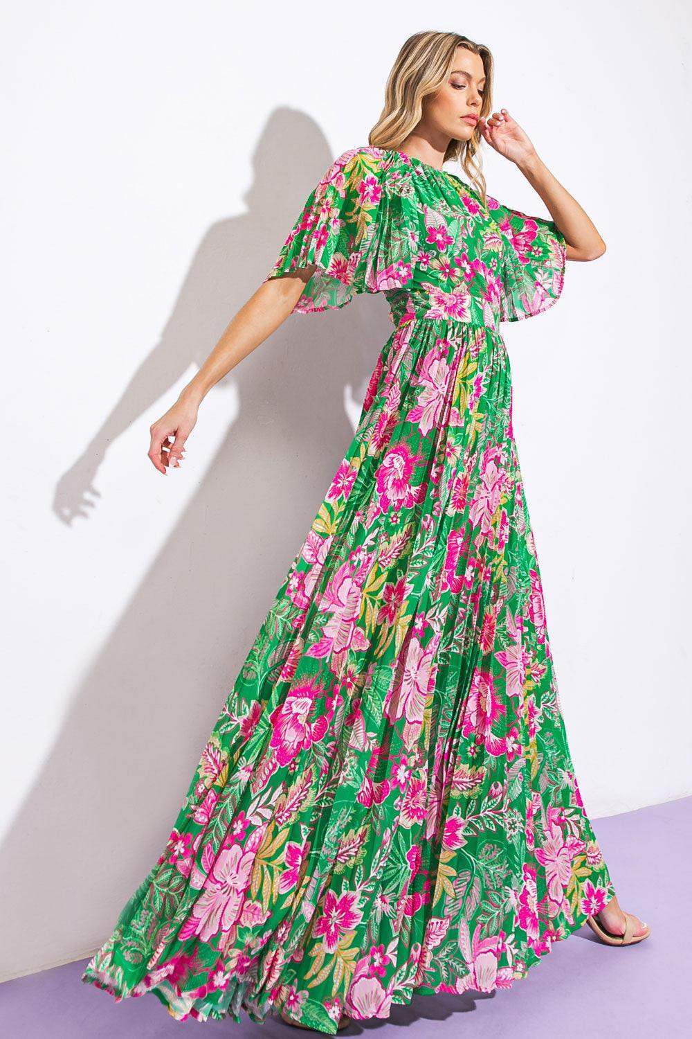 ALL NIGHT REVIVAL WOVEN MAXI DRESS - Flying Tomato - Flyclothing LLC