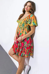 ROAD TO NASHVILLE WOVEN MINI DRESS - Flying Tomato - Flyclothing LLC