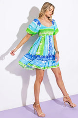 ESSENCE OF SUMMER WOVEN MINI DRESS - Flying Tomato - Flyclothing LLC