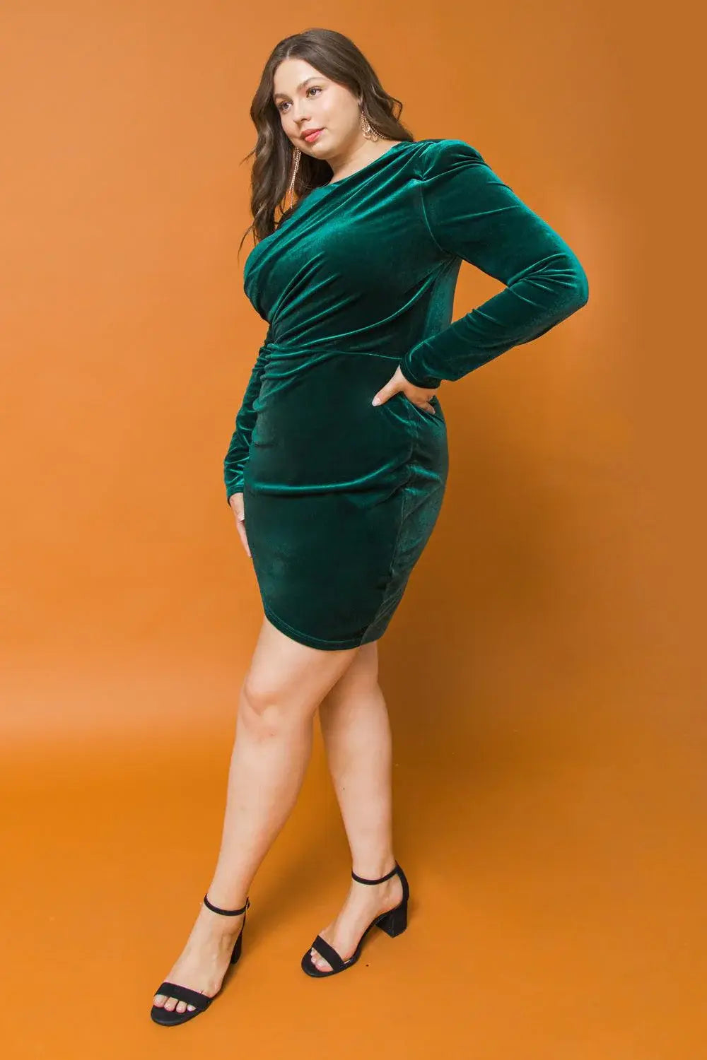 I'M ENCHANTED VELVET MINI DRESS - Flying Tomato - Flyclothing LLC