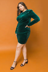 I'M ENCHANTED VELVET MINI DRESS - Flying Tomato - Flyclothing LLC