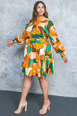 FEEL HAPPINESS WOVEN MINI DRESS - Flying Tomato - Flyclothing LLC
