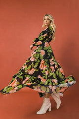 BEIN WITH THE BASICS WOVEN MAXI COVER UP - Flying Tomato - Flyclothing LLC