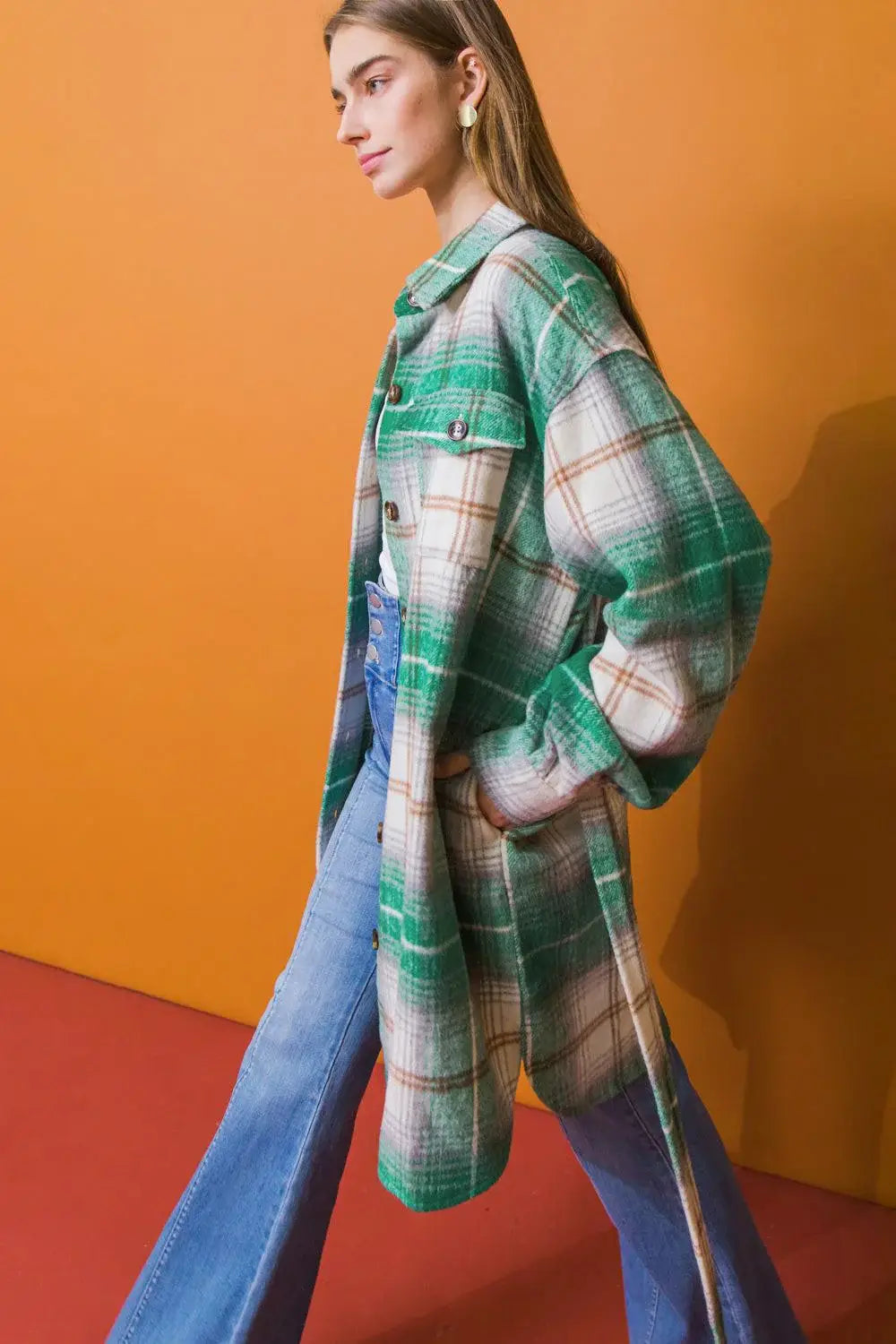 SWEET EVENINGS WOVEN MIDI JACKET - Flying Tomato - Flyclothing LLC