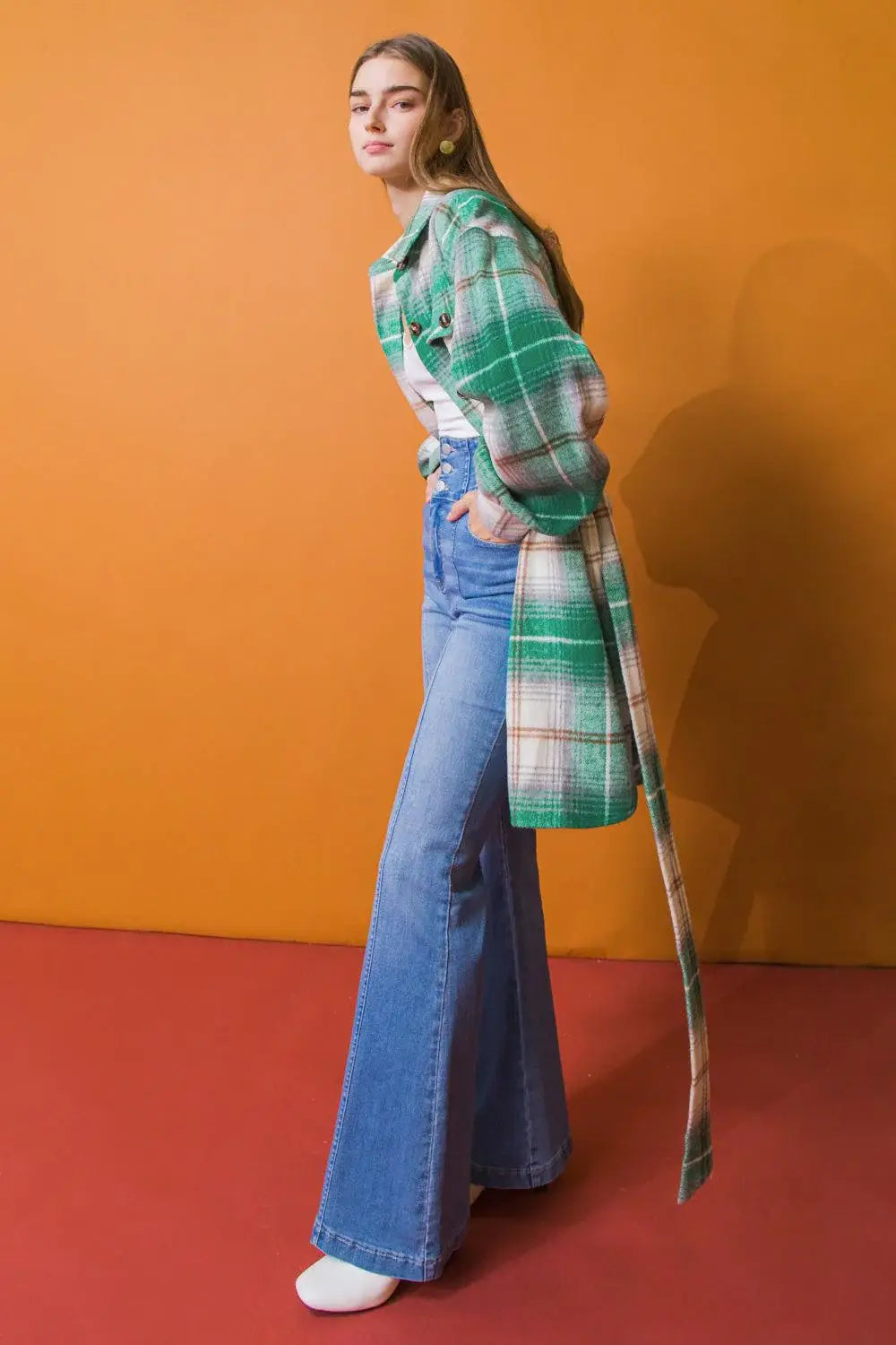 SWEET EVENINGS WOVEN MIDI JACKET - Flying Tomato - Flyclothing LLC