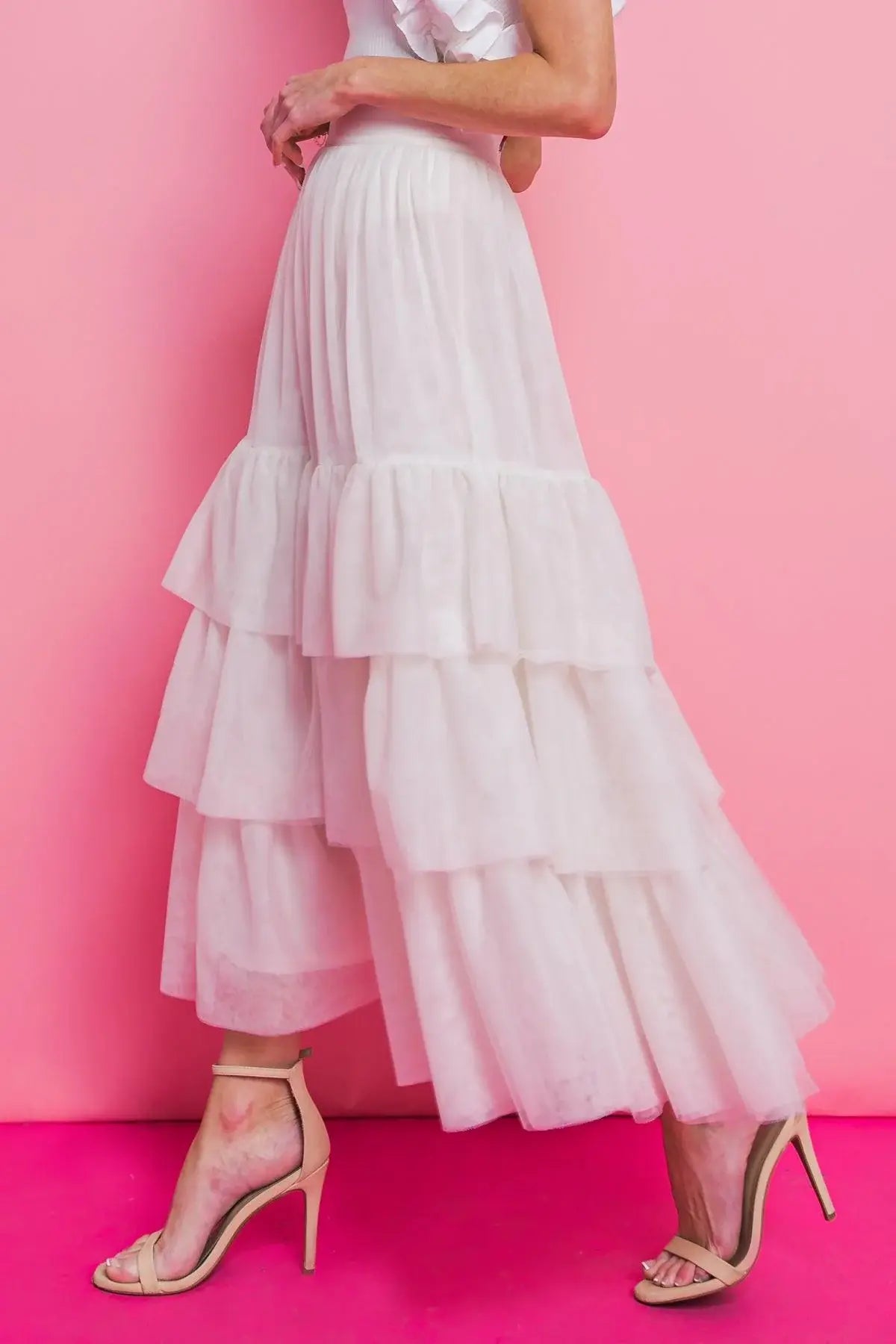 CHIC PURPOSE TULLE SKIRT - Flying Tomato - Flyclothing LLC