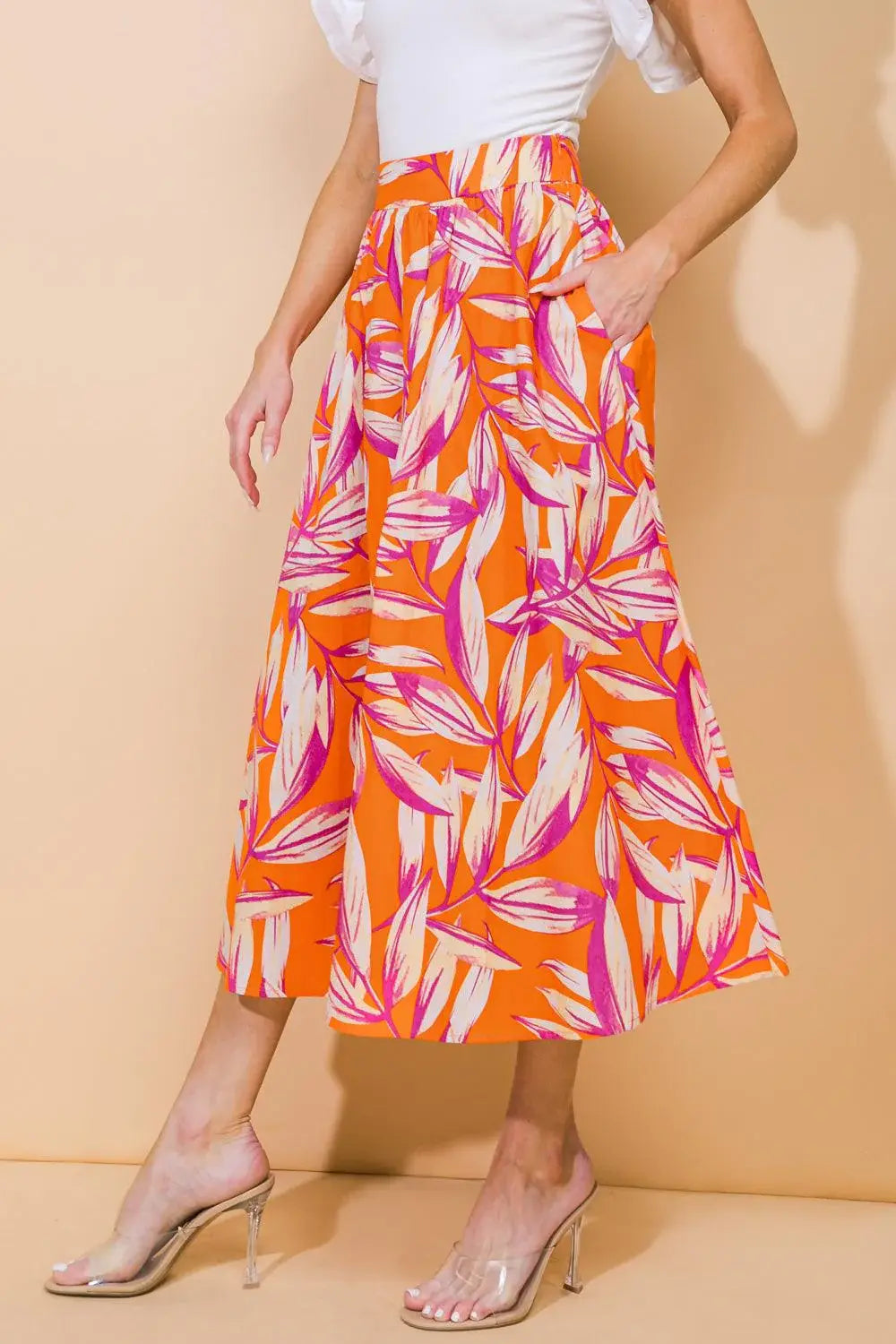 A WORLD OF GOOD WOVEN SKIRT - Flying Tomato - Flyclothing LLC