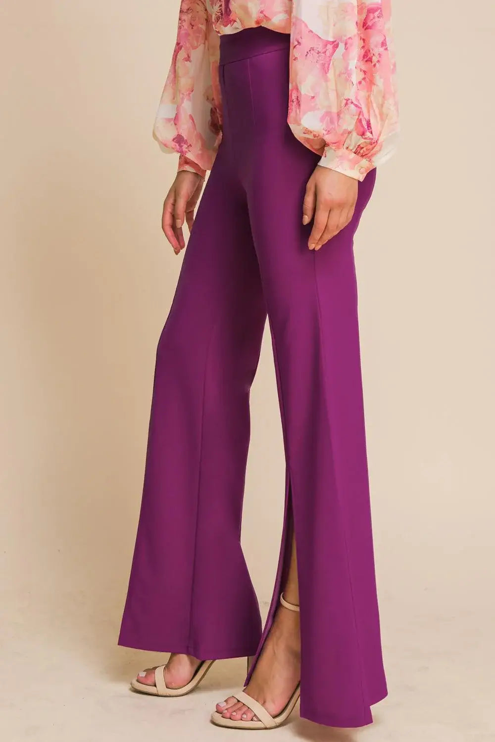 HEY DARLING WOVEN FLARE PANTS - Flying Tomato - Flyclothing LLC