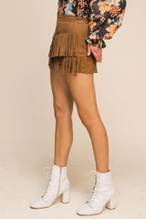 MAKE SOME PLANS SUEDE SKORT - Flying Tomato - Flyclothing LLC