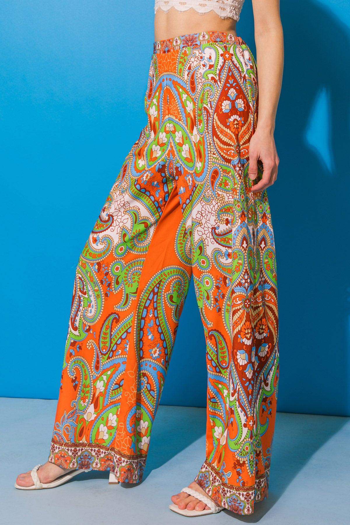 IN A GOOD PLACE WOVEN PANTS - Flying Tomato - Flyclothing LLC