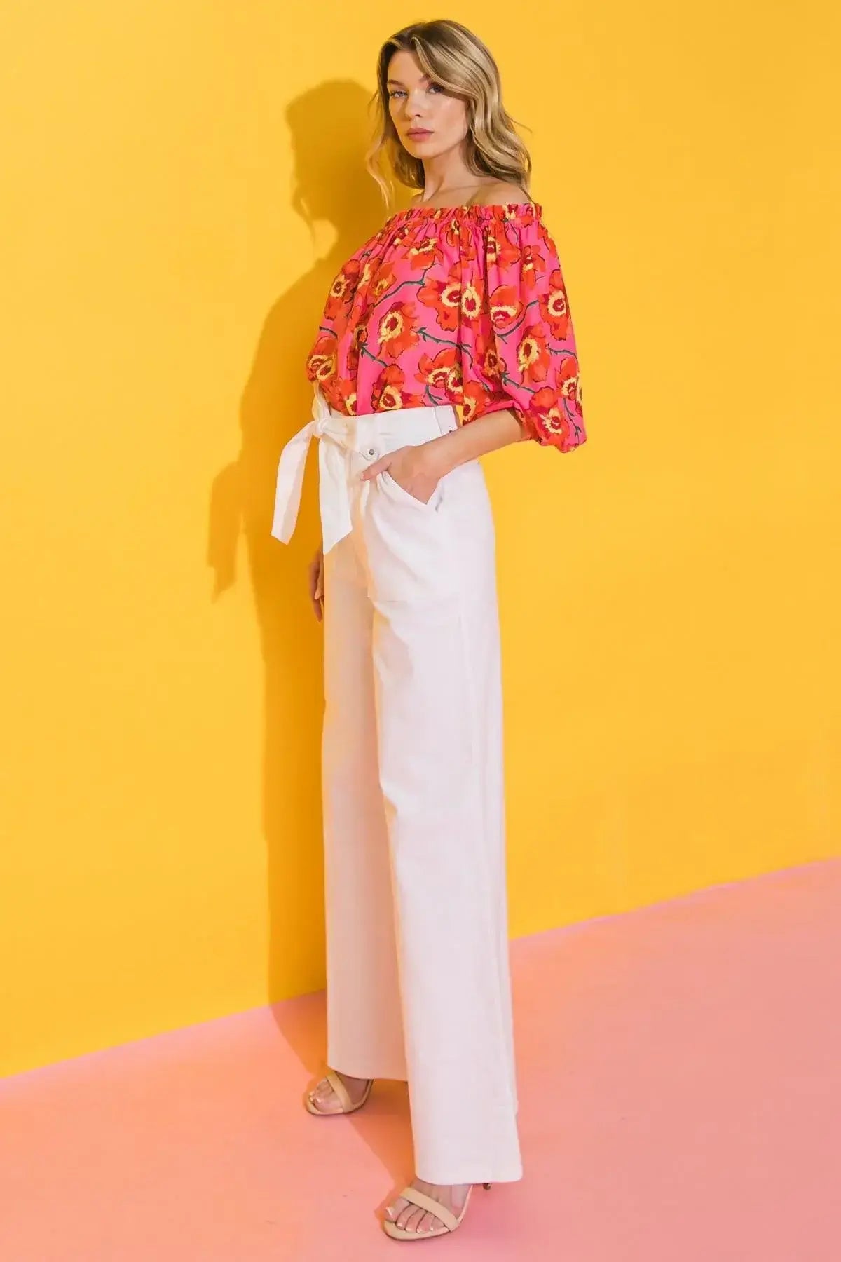 JUST SAY YES TWILL PANTS - Flying Tomato - Flyclothing LLC