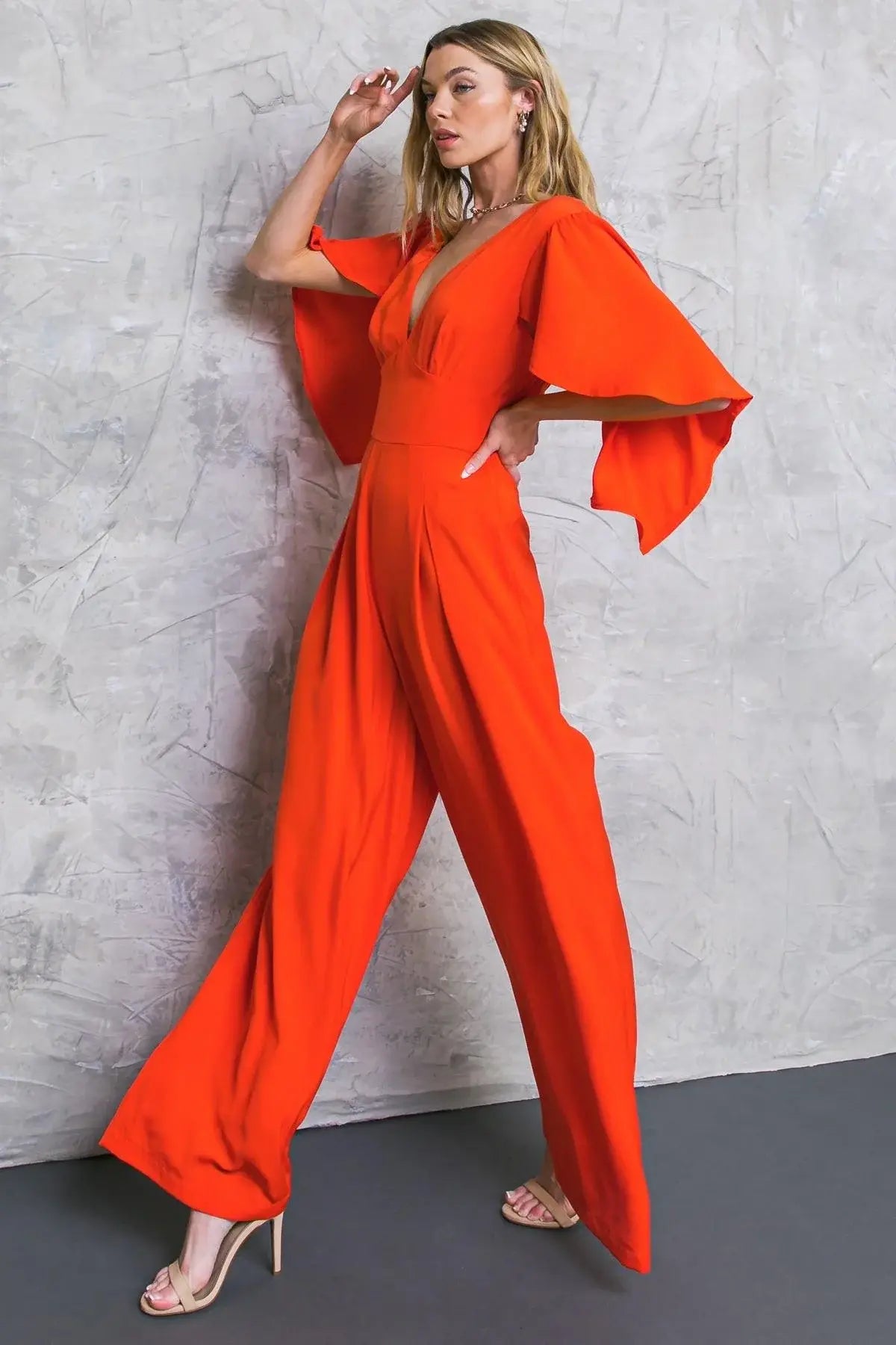 RAISED ON PROMISES STARS WOVEN JUMPSUIT - Flying Tomato - Flyclothing LLC