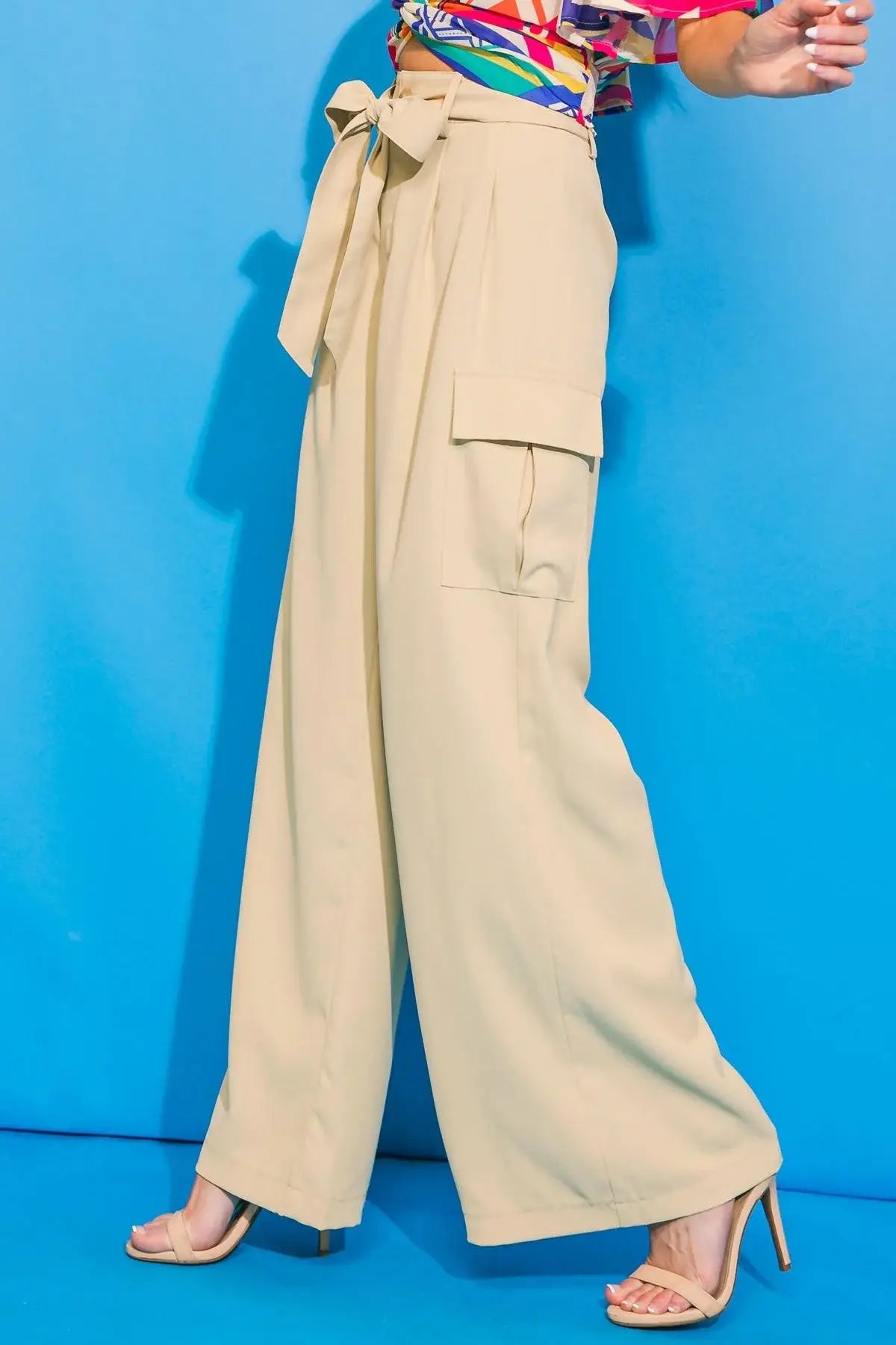 A GOOD WOMAN WOVEN PANTS - Flying Tomato - Flyclothing LLC