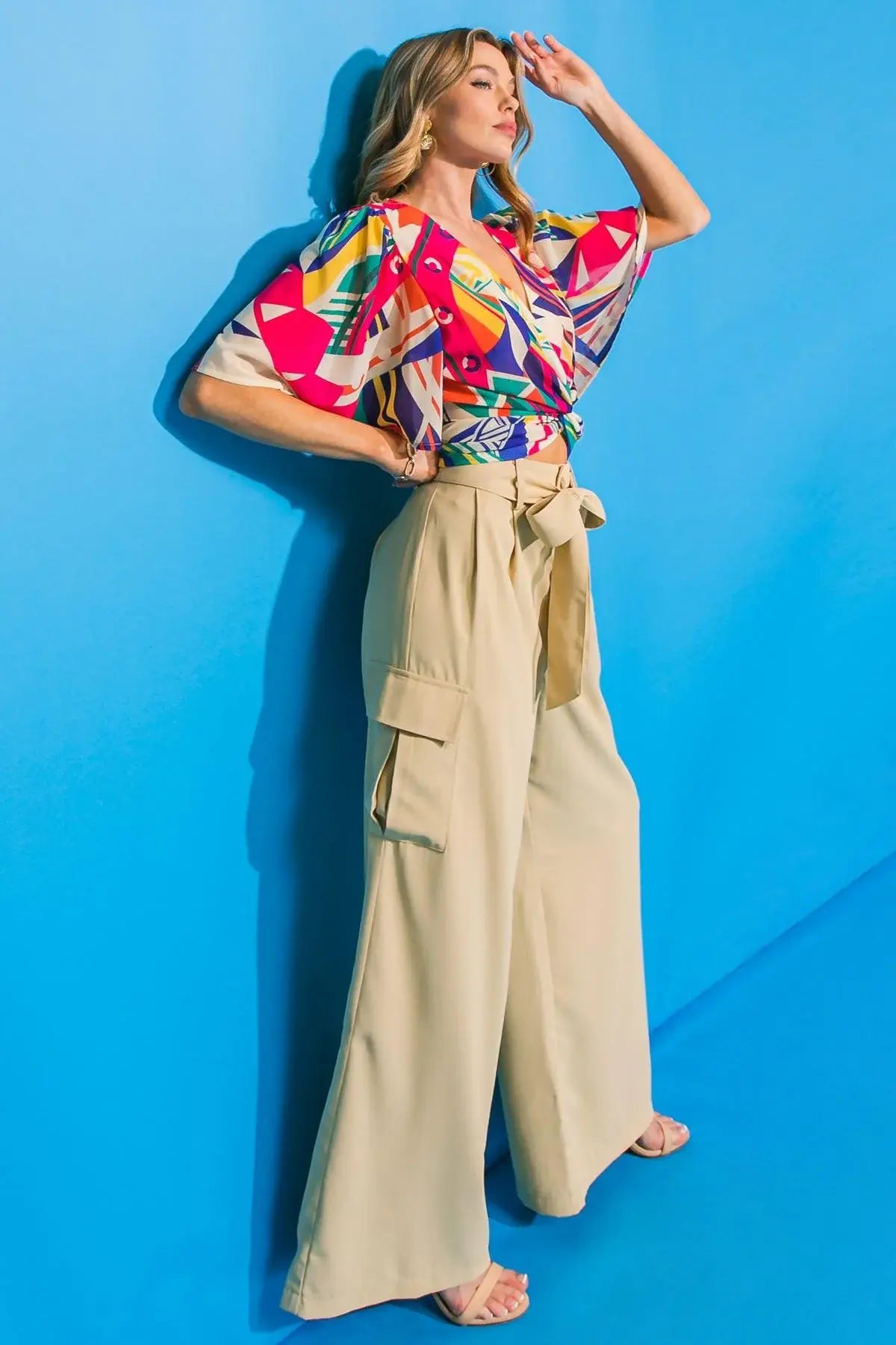 A GOOD WOMAN WOVEN PANTS - Flying Tomato - Flyclothing LLC