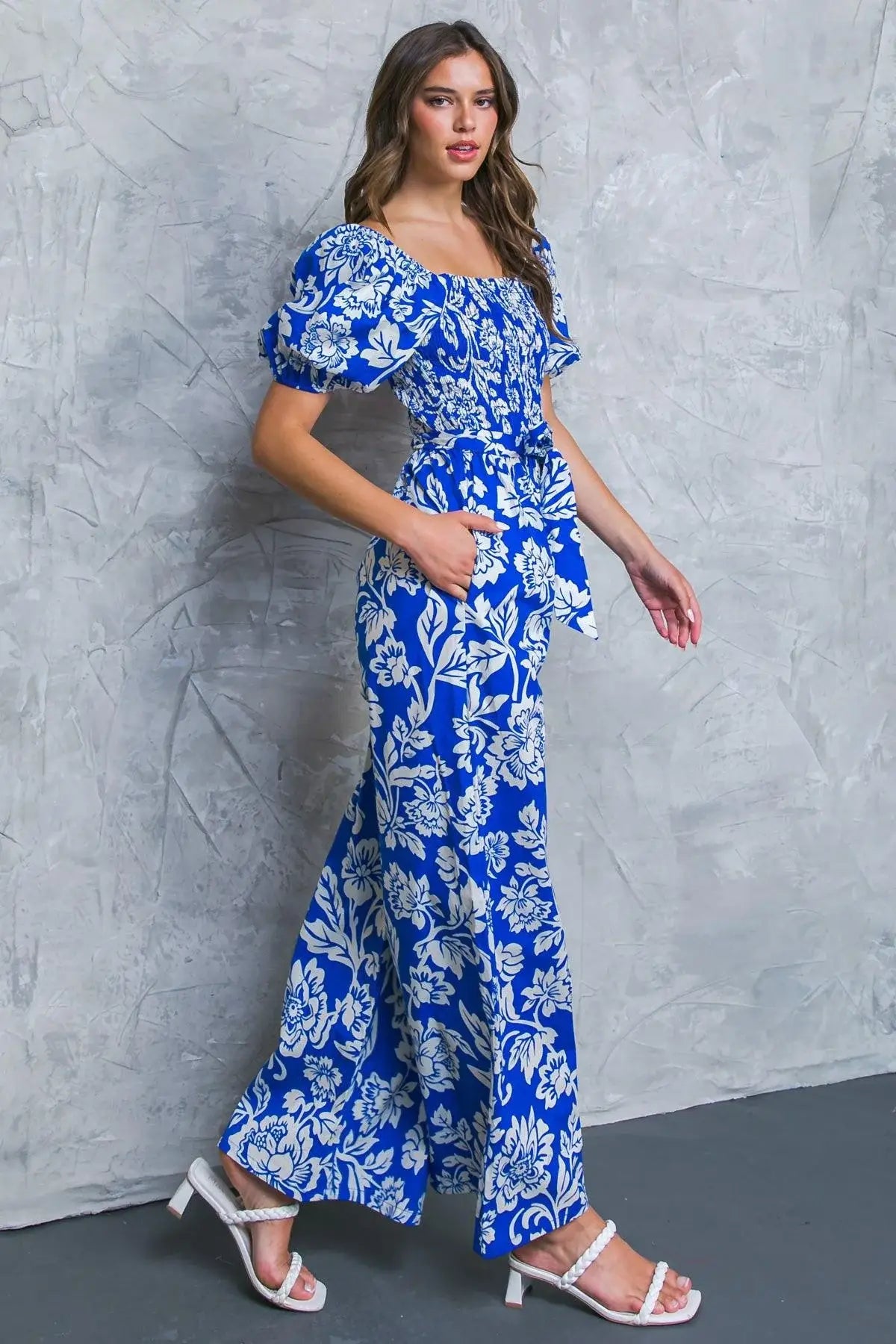 SOMEONE YOU LOVED WOVEN JUMPSUIT - Flying Tomato - Flyclothing LLC