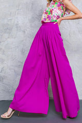 AT THE WISHING WELL WOVEN PANTS - Flying Tomato - Flyclothing LLC